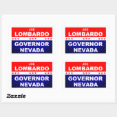Joe Lombardo Gouverneur Nevada 2022 Rechthoekige Sticker (Vel)