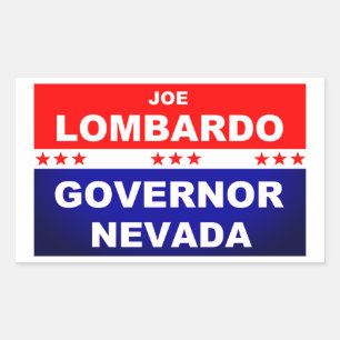 Joe Lombardo Gouverneur Nevada 2022 Rechthoekige Sticker