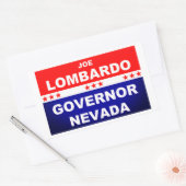Joe Lombardo Gouverneur Nevada 2022 Rechthoekige Sticker (Envelop)