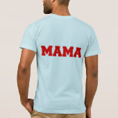 Joe Mama rood en blauw T-shirt (Achterkant)