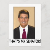 Joe Manchin, dat is mijn senator. Briefkaart (Voorkant)