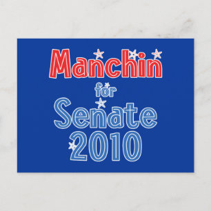 Joe Manchin for Senate 2010 Star Design Briefkaart