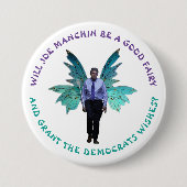 Joe Manchin, Good Fairy? Ronde Button 7,6 Cm (Voorkant)