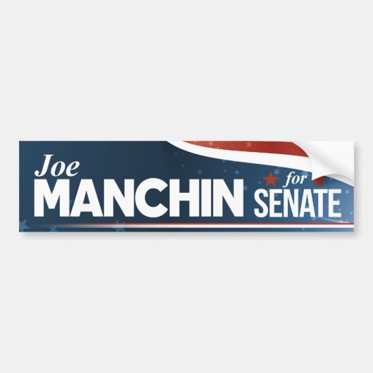 Joe Manchin voor senaat Bumpersticker (Voorkant)