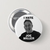 Joe Miller pinfinale Ronde Button 5,7 Cm (Voorkant /achterkant)