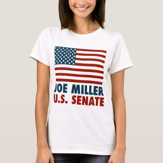 Joe Miller voor Senaat T-shirt (Voorkant)
