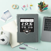 Joe moet gaan sticker (iPad Cover)