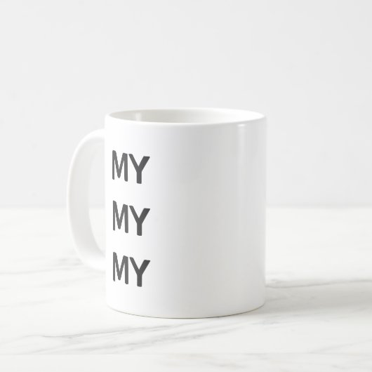 Joe mok, groot geschenk van fans van Kenda - 11oz Koffiemok (Voorkant links)