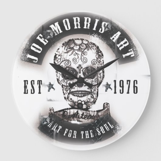 Joe Morris Art Clock Grote Klok (Voorkant)