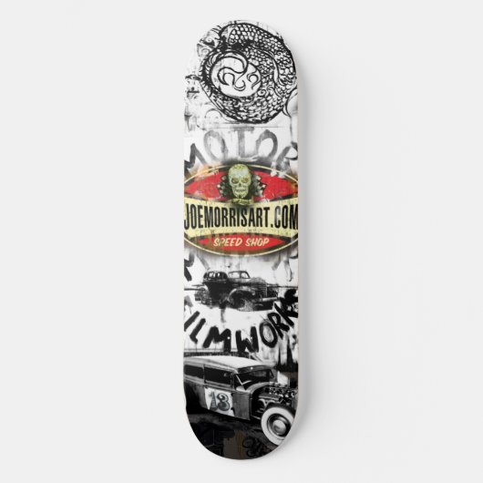 Joe Morris Art Moto Deck Persoonlijk Skateboard (Voorkant)