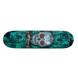 Joe morris Art Skull Deck Persoonlijk Skateboard