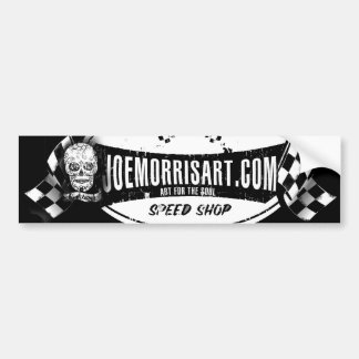 Joe Morris Art Speed Shop Bumpersticker