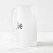 Joe-Name Style Frosted Mok (Voorkant links)