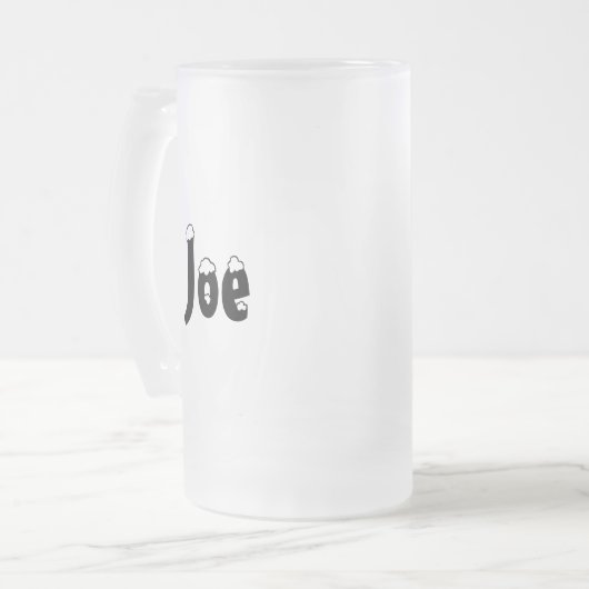 Joe-Name Style Frosted Mok (Voorkant links)
