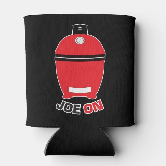 Joe On Red Kamado Blikjeskoeler (Achterkant)