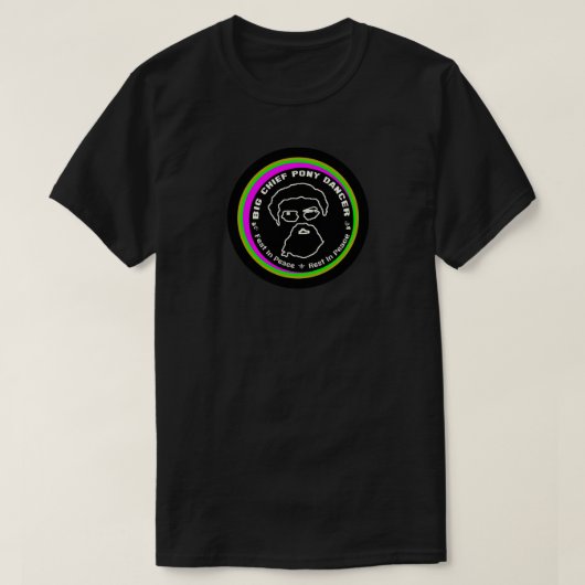 JOE PEREZ - Big Chief Pony Dancer Fest in Peace T-shirt (Design voorkant)