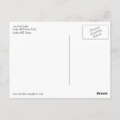 Joe Pool Lake briefkaart (Achterkant)