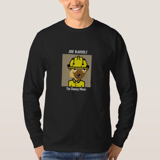 Joe Ravioli The Cheesy Miner T-shirt (Voorkant)