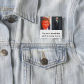 Joe riley, SATAN, De duivel reist... - Gepersonali Vierkante Button 5,1 Cm (In situ)