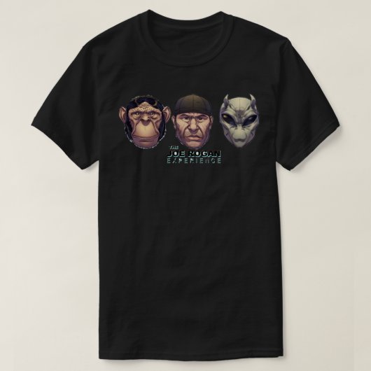 Joe Rogan-ervaring met de aap en de alie T-shirt (Design voorkant)