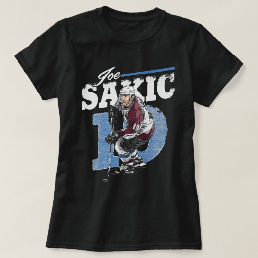 Joe Sakic Retro T-shirt (Design voorkant)