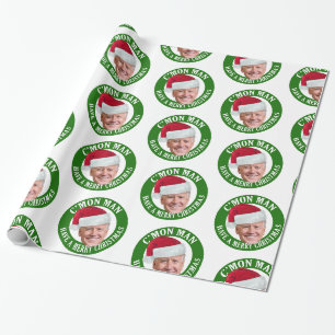 Joe Santa Hat - C.mon Man heeft een prettige kerst Cadeaupapier