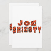 Joe Shiesty - Football Cincinnati Kaart (Voorkant / Achterkant)