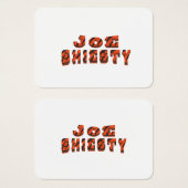  Joe Shiesty - Football Cincinnati Visitekaartje (Voorkant /achterkant)