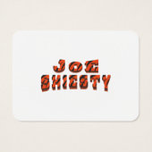  Joe Shiesty - Football Cincinnati Visitekaartje (Achterkant)