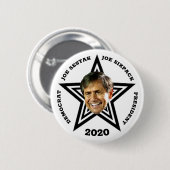 Joe "six-pack" Sestak Democraat voor President Ronde Button 5,7 Cm (Voorkant /achterkant)