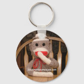 Joe Sock Monkey Sleutelhanger (Voorkant)