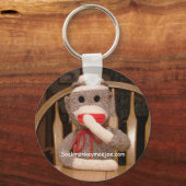 Joe Sock Monkey Sleutelhanger (Voorkant)