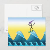Joe Surfer Briefkaart (Voorkant / Achterkant)