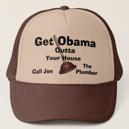 Joe The Plumber Pet-Get Obama Outta.. Trucker Pet (Voorkant)
