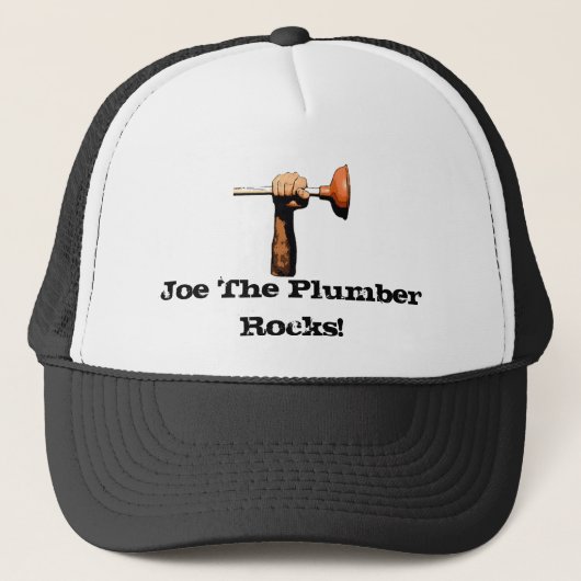 Joe The Plumber Rocks. Trucker Pet (Voorkant)