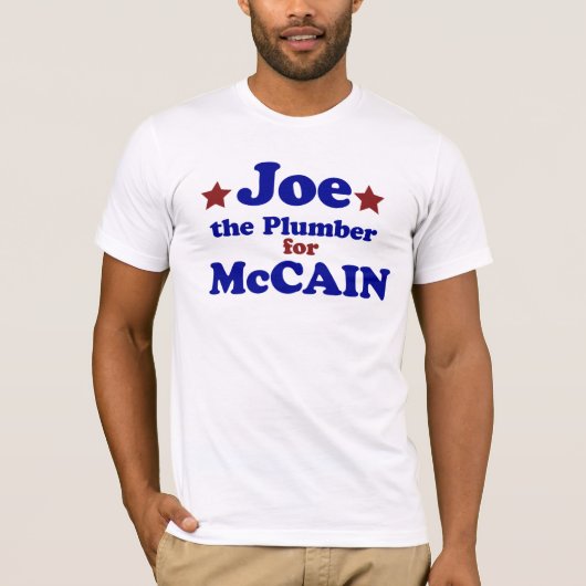 Joe the Plumber T-Shirt (Voorkant)