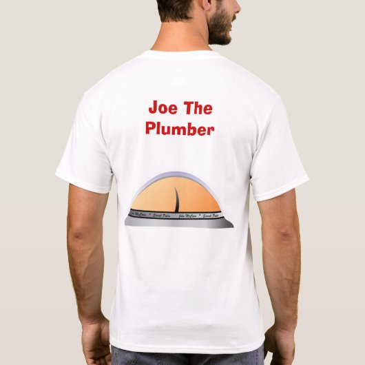 Joe The Plumber T-shirt (Achterkant)