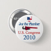 Joe the Plumber US Congress 2010 - Button (Voorkant /achterkant)