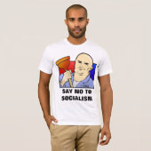 Joe The Plumber - ZEG NEE TEGEN SOCIALISME T-shirt (Voorkant volledig)