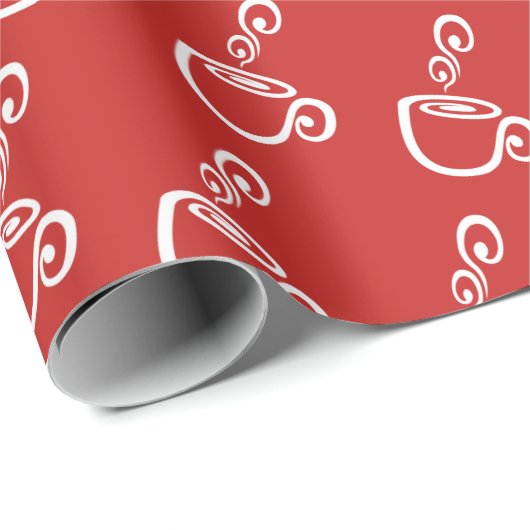 Joe Time Coffee Mok Gift Wrapping Paper Cadeaupapier (Rol Hoek)
