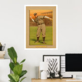 Joe Tinker Cubs Baseball 1911 Poster (Thuiskantoor)