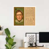Joe Tinker Cubs Baseball 1911 Poster (Thuiskantoor)