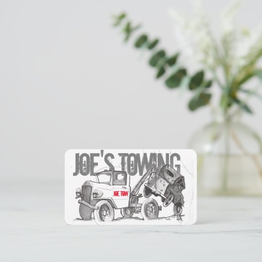 Joe Tow Visitekaartje (Staand voorkant)