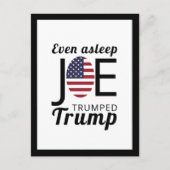 Joe Trumped Trump, Amerikaanse vlag Briefkaart (Voorkant)