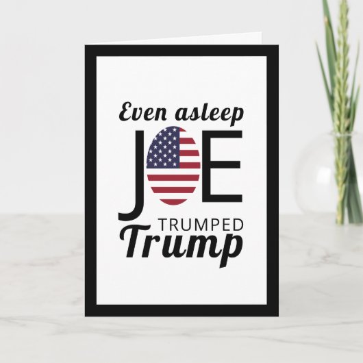 Joe Trumped Trump, Amerikaanse vlag Kaart (Voorkant)