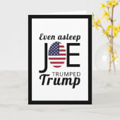 Joe Trumped Trump, Amerikaanse vlag Kaart (Gele Bloem)