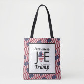 Joe Trumped Trump, Amerikaanse vlag Tote Bag (Voorkant)