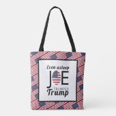 Joe Trumped Trump, Amerikaanse vlag Tote Bag (Achterkant)