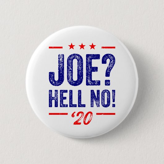 Joe? Verdomme nee! Button (Voorkant)