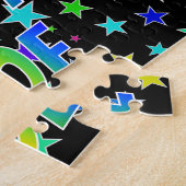 "JOE" voornaam, geun "HAPPY BIRTHDAY" Legpuzzel (Zijkant)